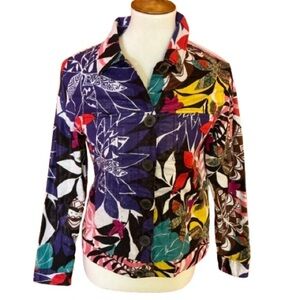 Vintage 90s colorful shimmery jacket